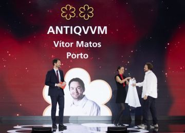 Restaurante Antiqvvm recebe duas estrelas Michelin, na primeira gala exclusiva para Portugal