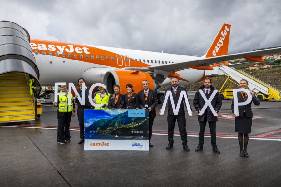 easyJet inaugurou rota Funchal - Milão, com 16 frequências semanais