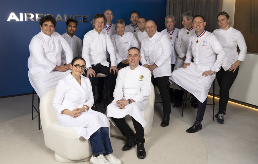 Air France contratou a elite dos Chefs franceses para servir os clientes executivos